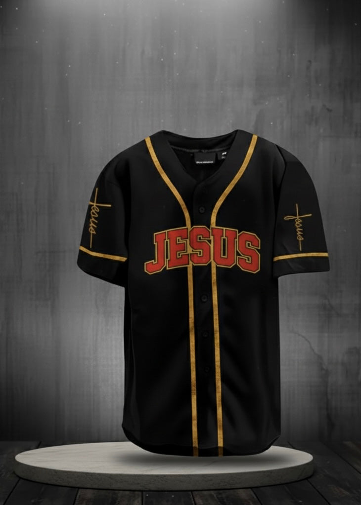 Jesus Saved My Life Baseball Jersey