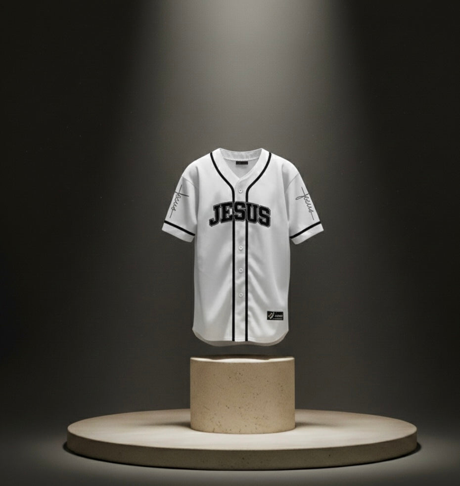 Jesus Saved My Life Baseball Jersey